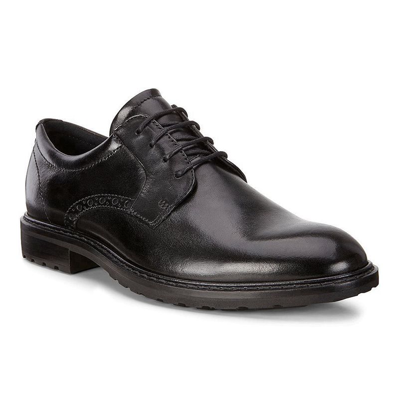 Men Business Ecco Vitrus I - Business Shoe Black - India DJMGIN782